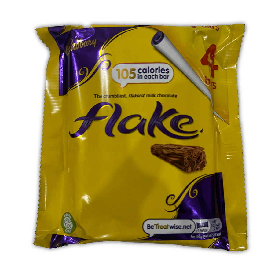 Cadbury Flake Chocolate Bars (4 X 25.5g)