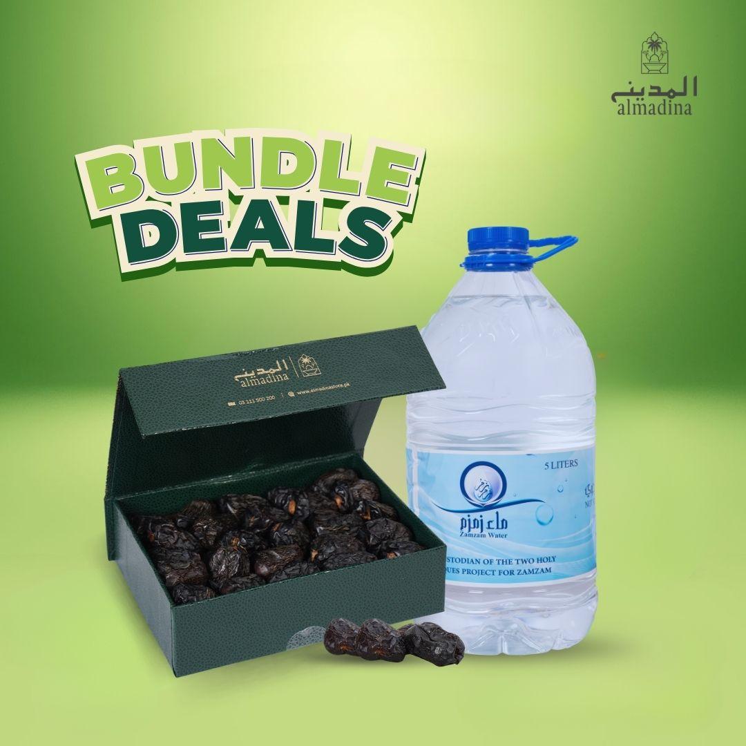 Ajwa Khajoor 600g + Zamzam Water 5L Deal Bundle | Deal 1