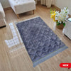 ALMADINA Janamaz Embossed Prayer Mat- Ash Gray