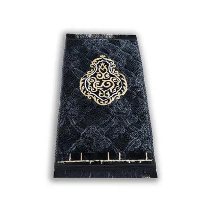 AL MADINA Kids Prayer Mat-Black