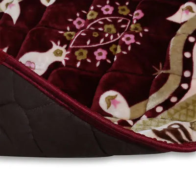 AL MADINA Kids Prayer Mat-Deep Maroon