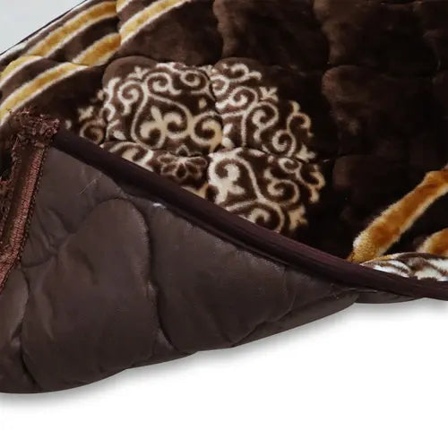 AL MADINA Kids Prayer Mat-Brown